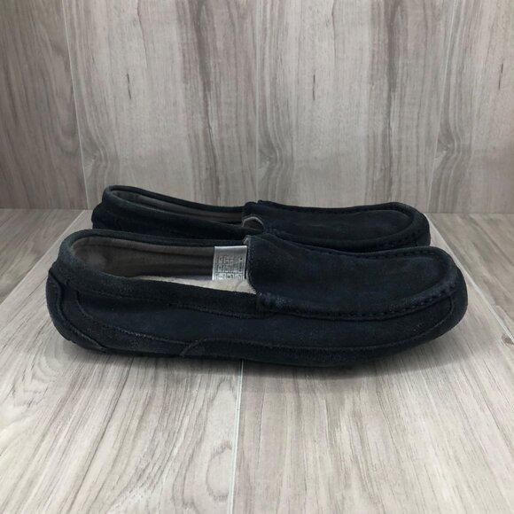 Ugg Slippers Mens 10 Alder Blue Suede Slip On Shoes main image 12
